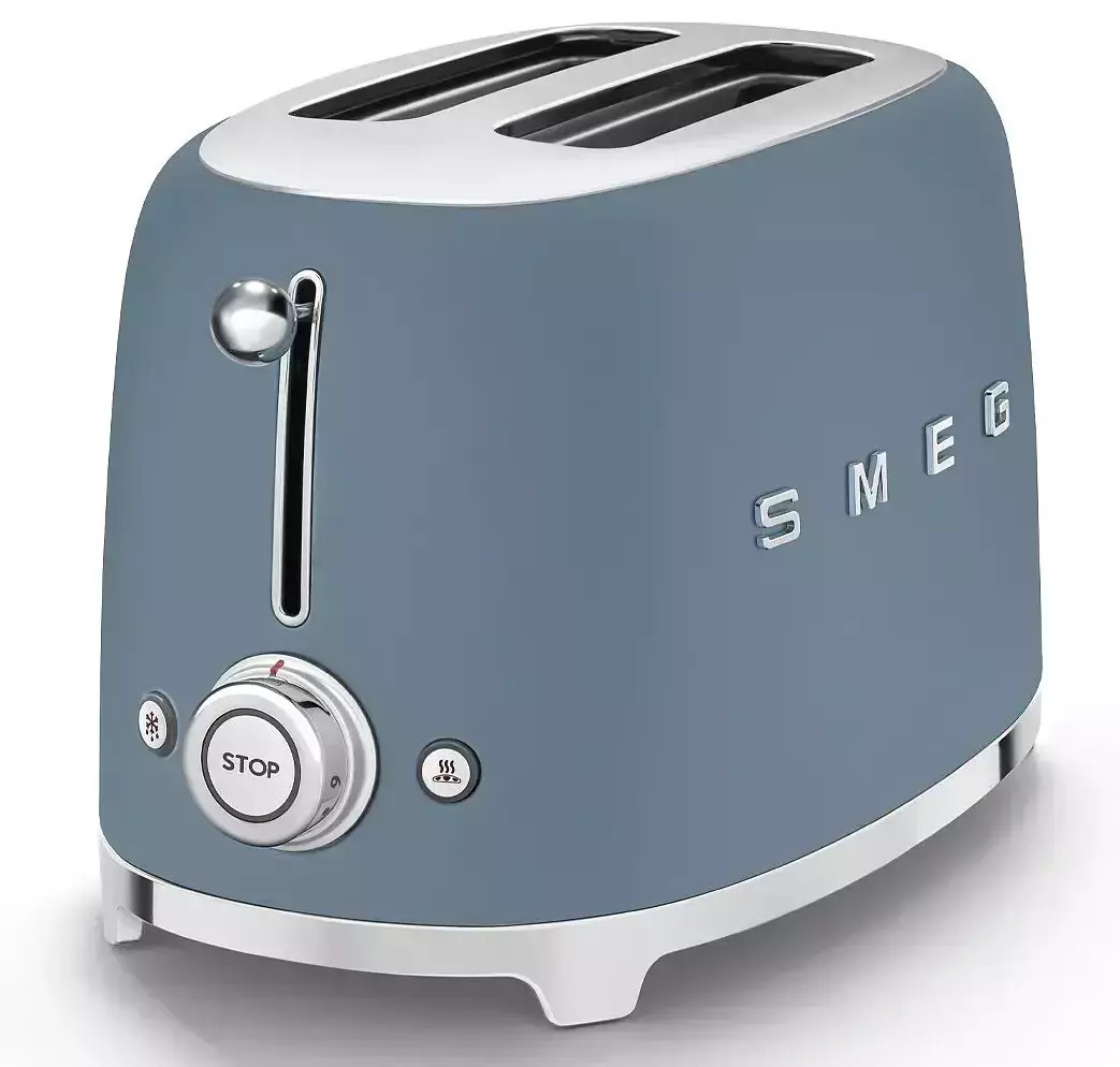 Smeg TSF01SBMEU Φρυγανιέρα 2 Θέσεων 950W Μπλε