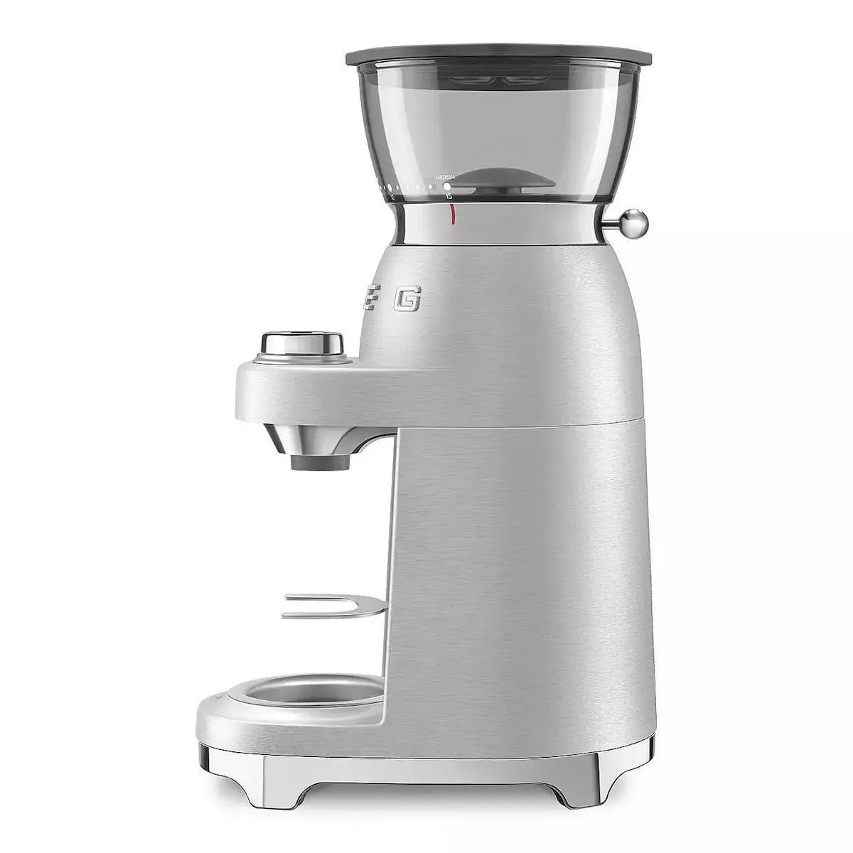 20250606123347_0cbd5d4d Smeg Ηλεκτρικός Μύλος Καφέ 150W με Χωρητικότητα 350gr και 30 Επίπεδα Άλεσης Ασημί - Image 8