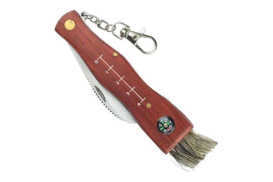 20250606123517_24cb9c22 Sck Mushrooms Cc-gc105 Mushroom Forager's Knife Compass Brown - Image 2