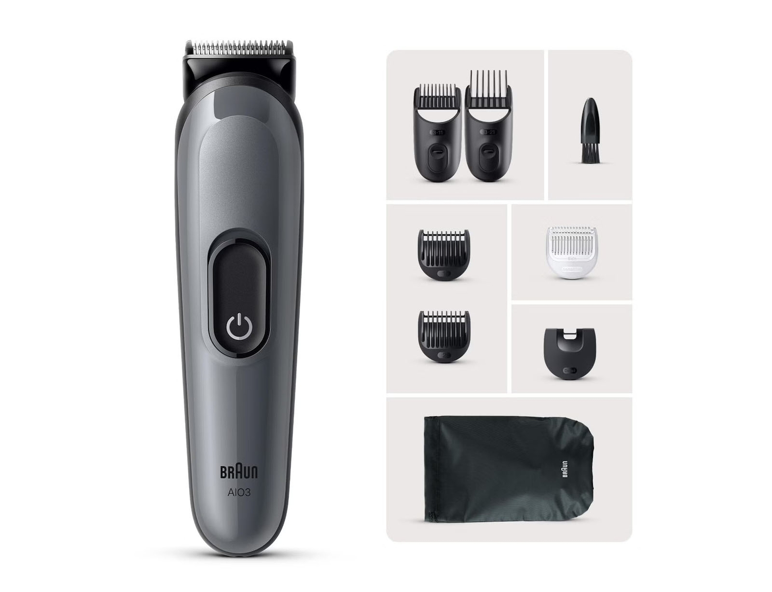 20250610130243_aae2ccfa Braun Series 3 Κουρευτική Μηχανή Γκρι AIO3540 - Image 3