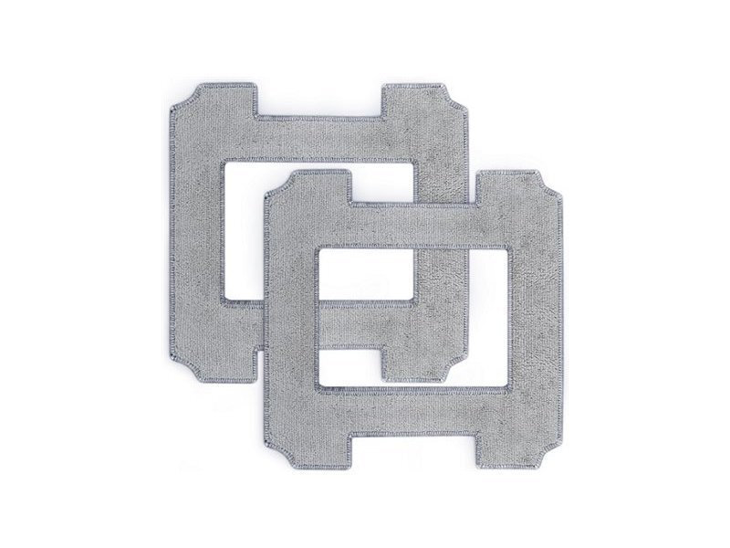 20250611101957_set_2_ecovacs_microfiber_cleaning_pads_compatible_winbot_mini_gray Set 2 Ecovacs Microfiber Cleaning Pads Compatible Winbot Mini Gray - Image 1