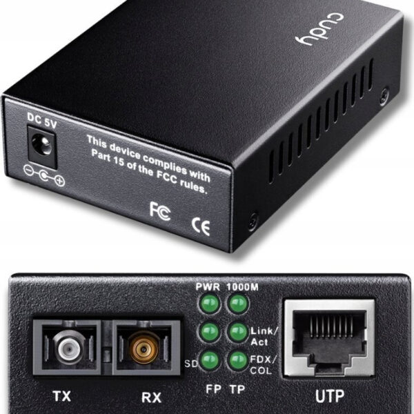 Cudy Media Converter 1τμχ (MC100GSB-60A)