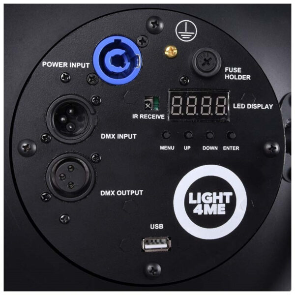 Light4me Φωτορυθμικό Spot LED Μπλε / Κόκκινο / Πράσινο / Amber