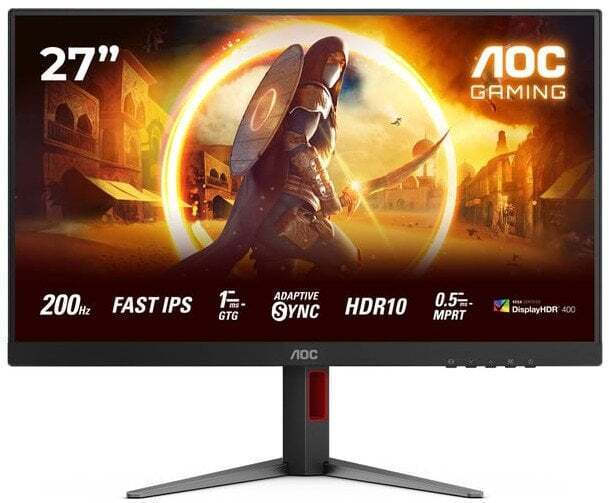 AOC 27G4HA 27" IPS HDR Curved FHD 1920x1080 - Image 1