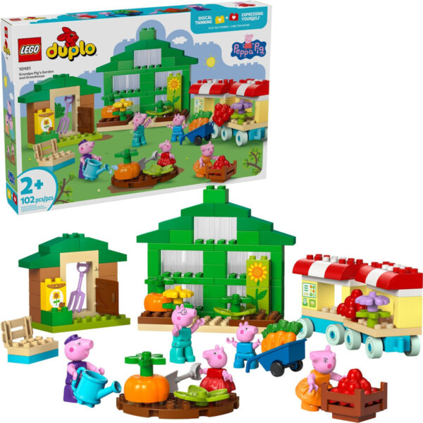 Lego Duplo Grandpa Pig's Garden & Greenhouse για 2+ Ετών 102τμχ