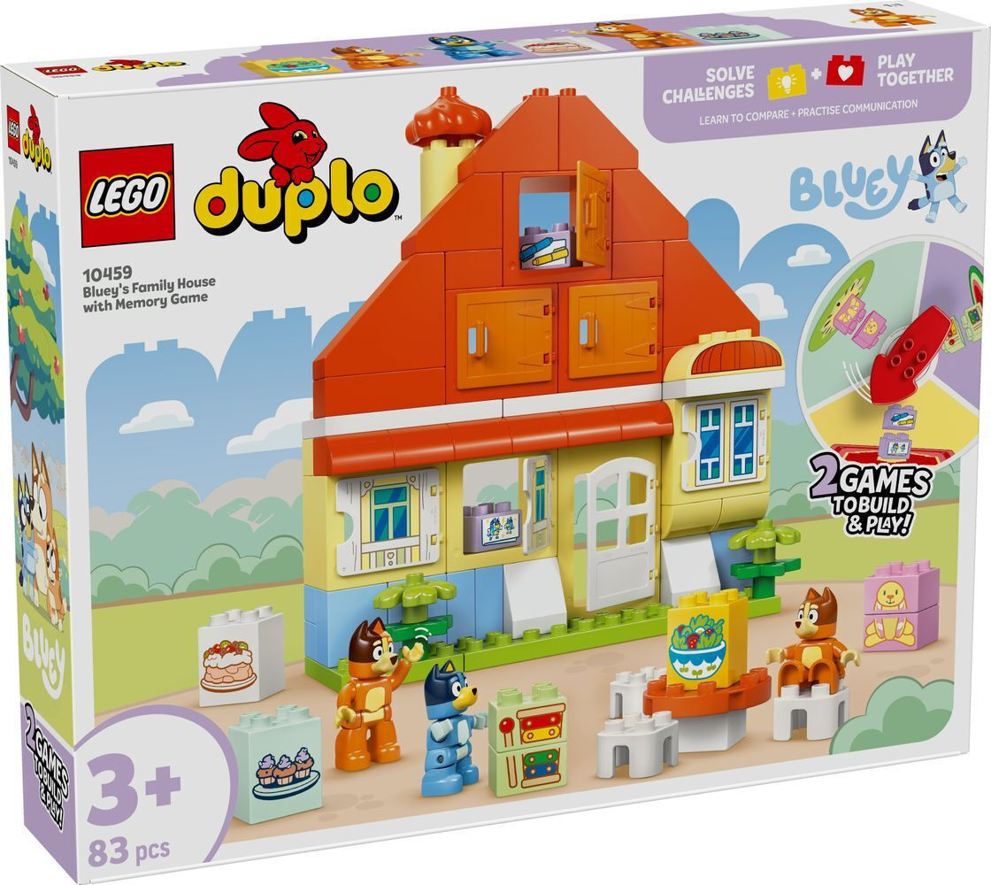 20250617105056_lego_duplo_bluey_s_family_house_with_memory_game_gia_3_eton_83tmch_10459 Lego Duplo Bluey's Family House With Memory Game για 3+ Ετών 83τμχ - Image 1