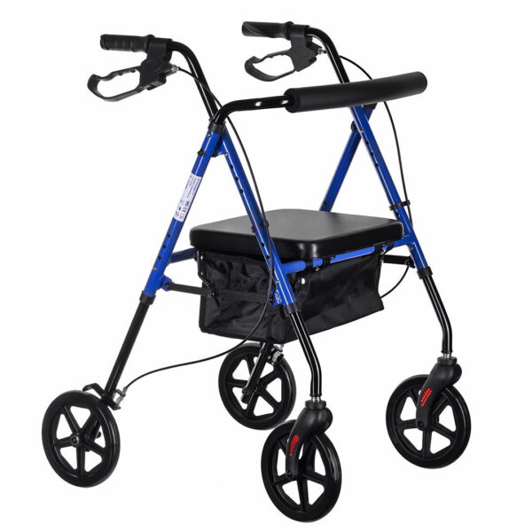 Lightweight Aluminum Four-wheel Rehabilitation Walker