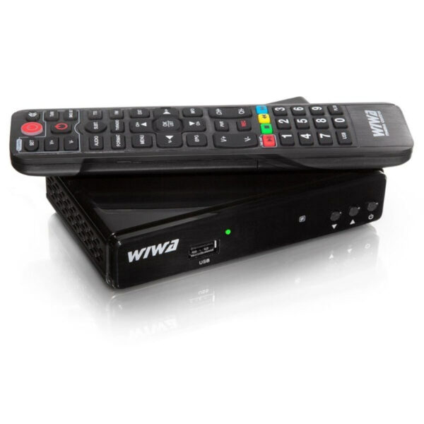 WIWA Ψηφιακός Δέκτης Mpeg-4 HD (720p) με Λειτουργία PVR (Εγγραφή σε USB) Σύνδεσεις SCART / USB