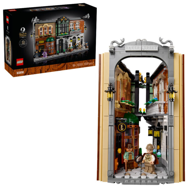 Lego Icons Sherlock Holmes: Book Nook για 18+ Ετών 1359τμχ