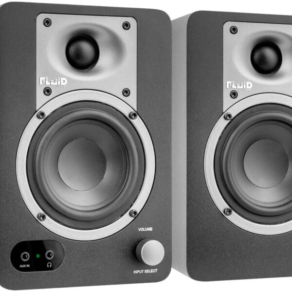 Fluid Audio C35BT C35BT Αυτοενισχυόμενα Ηχεία Studio Monitor 2 Δρόμων με Bluetooth 32W (Ζεύγος) Μαύρο