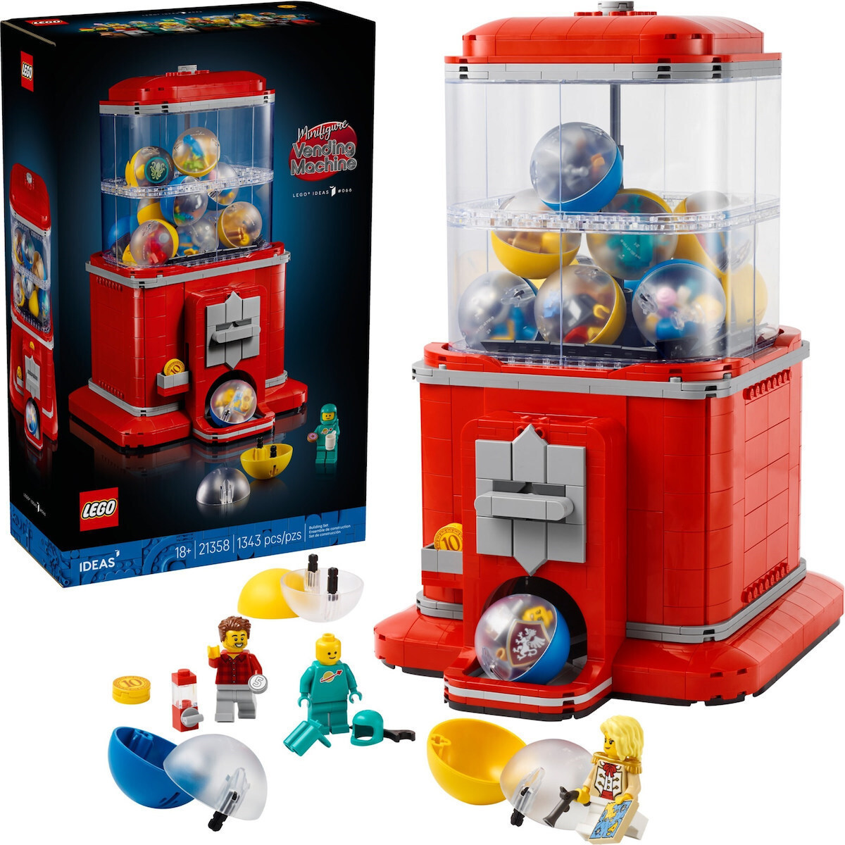 Lego Ideas Minifigure Vending Machine για 18+ Ετών 1.343τμχ