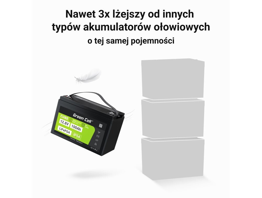 20250623144303_59d808d0 Green Cell με Χωρητικότητα 100Ah και Τάση 12.8V LFPGC12V100AH 1τμχ - Image 5