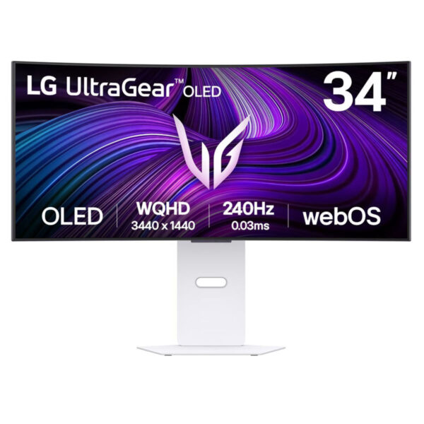 LG 34GX90SA-W 34" Ultrawide OLED HDR Curved QHD 3440x1440