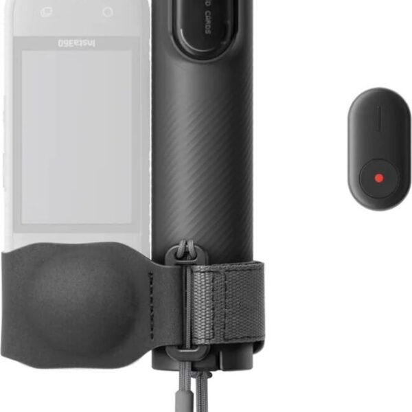 Insta360 Foldable 2-in-1 Selfie Stick Remote Kit 1/4" Mount Mini Remote To Control Camera