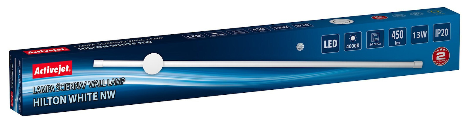 Active Jet Φωτιστικό Τοίχου LED Λευκό