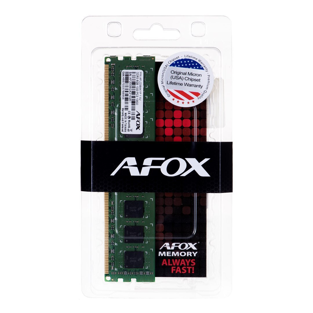 Afox 8GB DDR3 AFLD38CK1P - Image 1