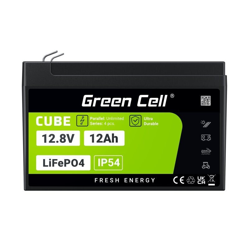 20250710095255_db0def55 Green Cell Ανταλλακτική Μπαταρία για Ηλεκτρικό Scooter σε Μαύρο Χρώμα 153.6Wh - Image 3