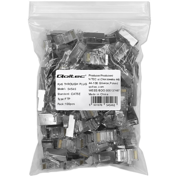 20250710143426_a84af64c Pass-through Rj45 Connector Cat5e Ftp Gold-plated Contacts 100 Pieces - Image 2