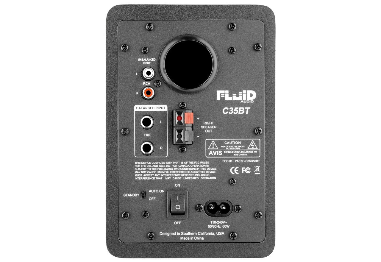 20250710163304_e593837f Fluid Audio C35BT C35BT Αυτοενισχυόμενα Ηχεία Studio Monitor 2 Δρόμων με Bluetooth 32W (Ζεύγος) Μαύρο - Image 2
