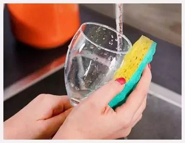 20250711105254_99b1536f Vileda Glitzi Always Clean Σετ Σφουγγάρια Πιάτων Κίτρινα 2τμχ - Image 5