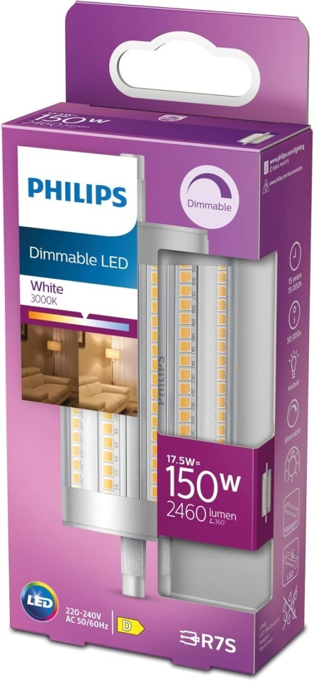 20250711161331_philips_lampa_led_17_5w_gia_ntoui_r7s_thermo_leyko_2460lm_dimmable_929002016603 Philips Λάμπα LED Dimmable 17.5W για Ντουί R7S Θερμό Λευκό - Image 1