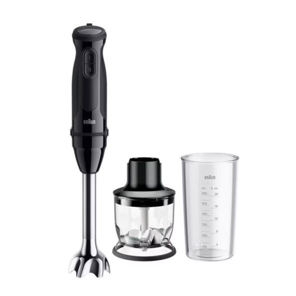 Braun Multiquick 3 Ραβδομπλέντερ με Πλαστική Ράβδο 900W Μαύρο