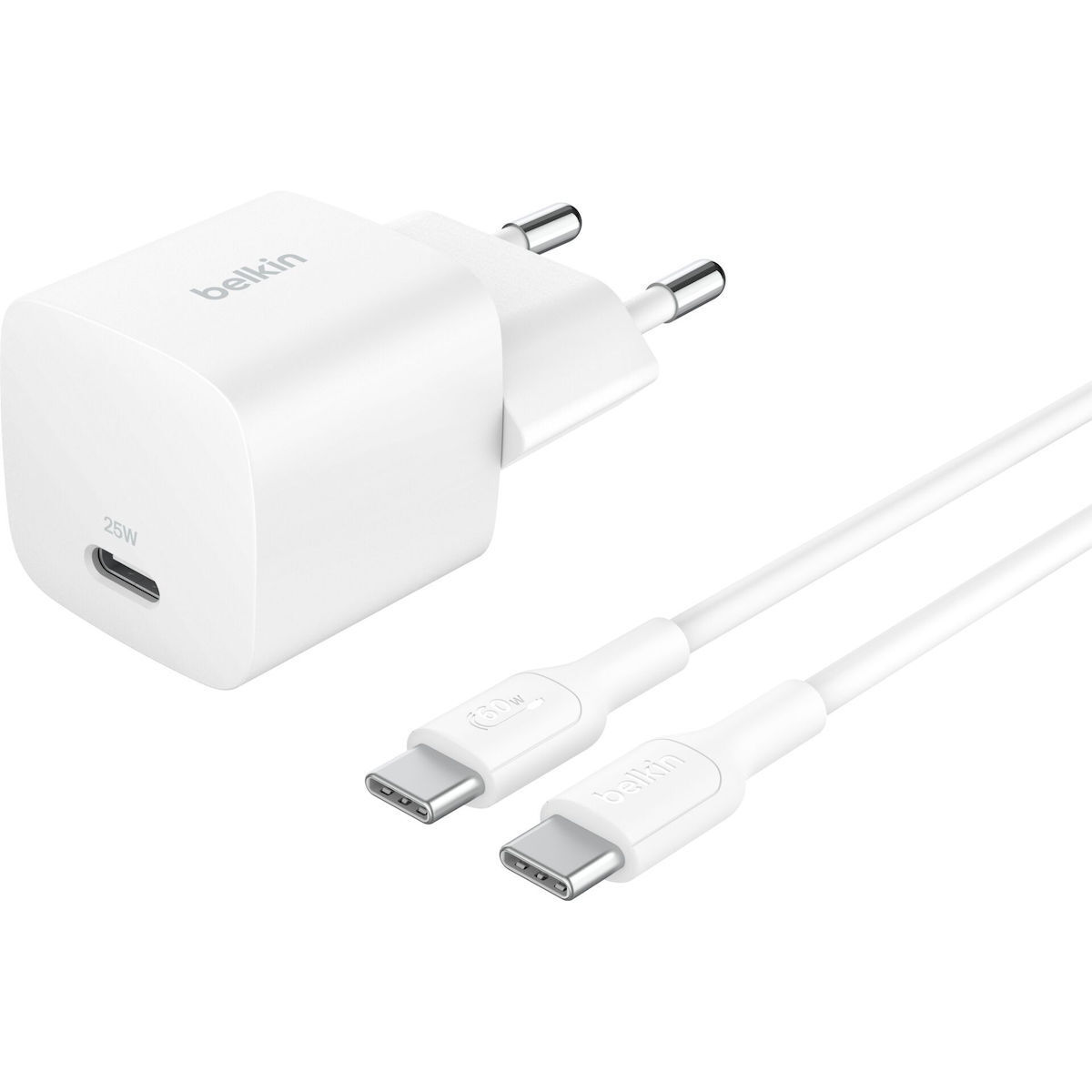 Belkin BOOST Charge USB-C 25W με Καλώδιο USB-C - USB-C