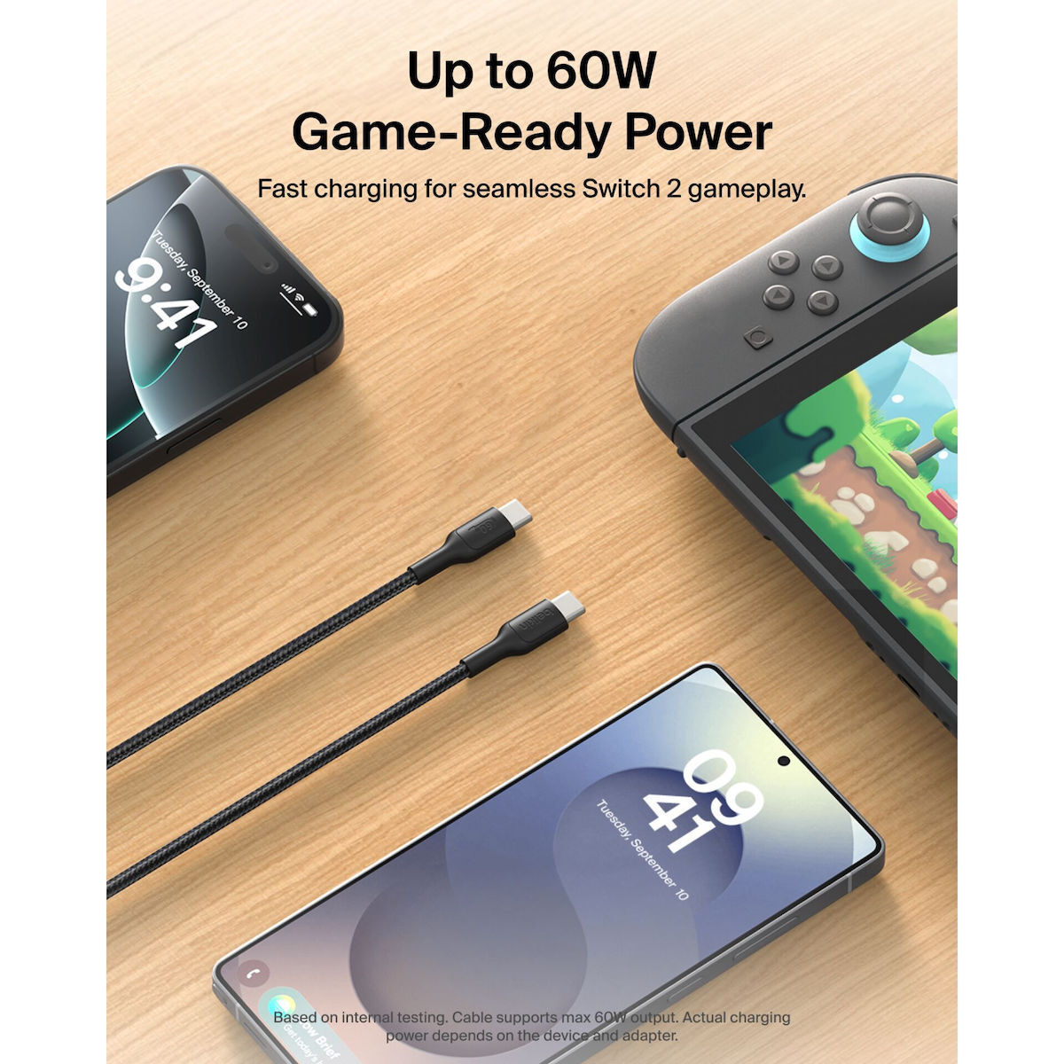 20250714170222_e17508d2 Belkin USB 2.0 USB-C male - USB-C 60W 2m (ENA008hq2MBK) - Image 11