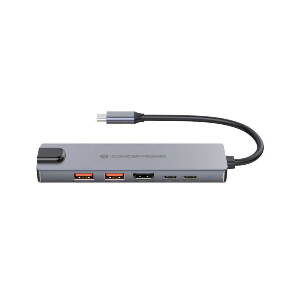 Conceptronic USB-C Docking Station με HDMI 4K PD Ethernet (DONN29G)