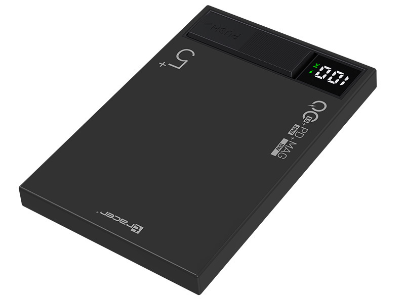 20250716095806_tracer_airmag1_magsafe_power_bank_5000mah_22_5w_me_thyra_usb_c_mayro Tracer AirMag1 5000mAh 22.5W Μαύρο - Image 1