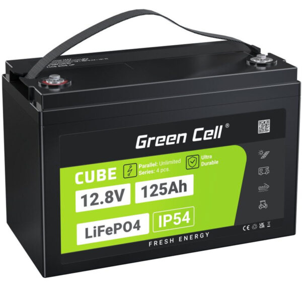 Green Cell Μπαταρία Φωτοβολταϊκών 125Ah