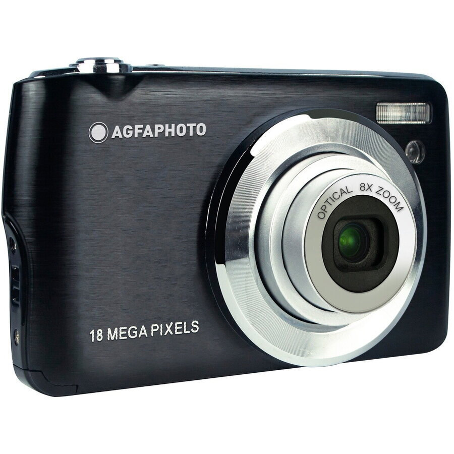 AgfaPhoto Realishot DC8200 Compact Φωτογραφική Μηχανή 18MP Οπτικού Ζουμ 8x με Οθόνη 2.7" και Ανάλυση Video Full HD (1080p) Μαύρη