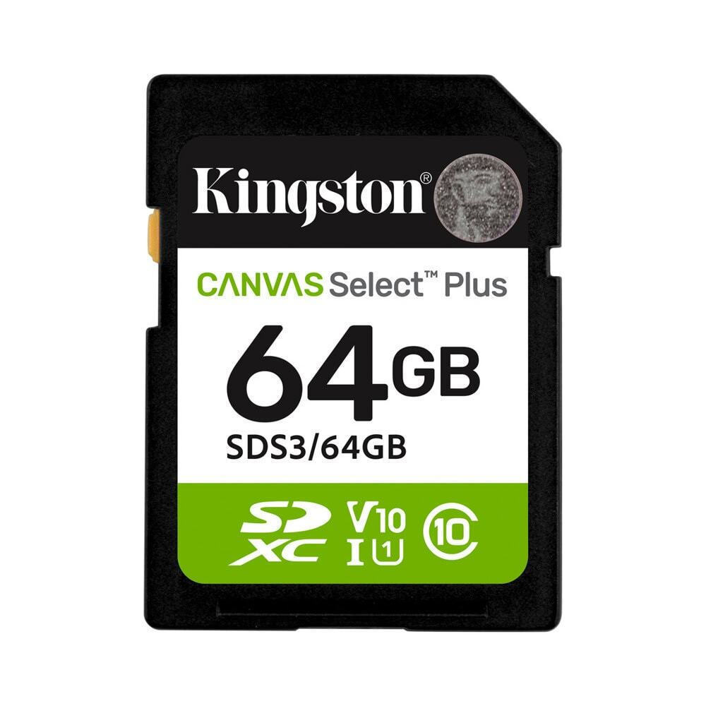 20250718131958_64gb_sd_memory_card_kingston_canvas_select_plus_uhs_i_u1_v10_read_speed_up_to_100mb_s 64gb Sd Memory Card Kingston Canvas Select Plus Uhs-i U1 V10 Read Speed Up To 100mb/s - Image 1