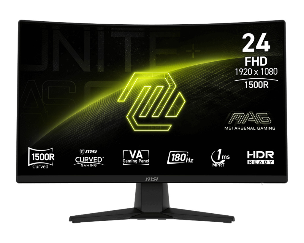 20250721141336_msi_mag_242c_va_curved_gaming_monitor_23_6_fhd_1920by1080_180hz_me_chrono_apokrisis_1ms_gtg MSI MAG 242C 23.6" VA Curved FHD 1920x1080 - Image 1
