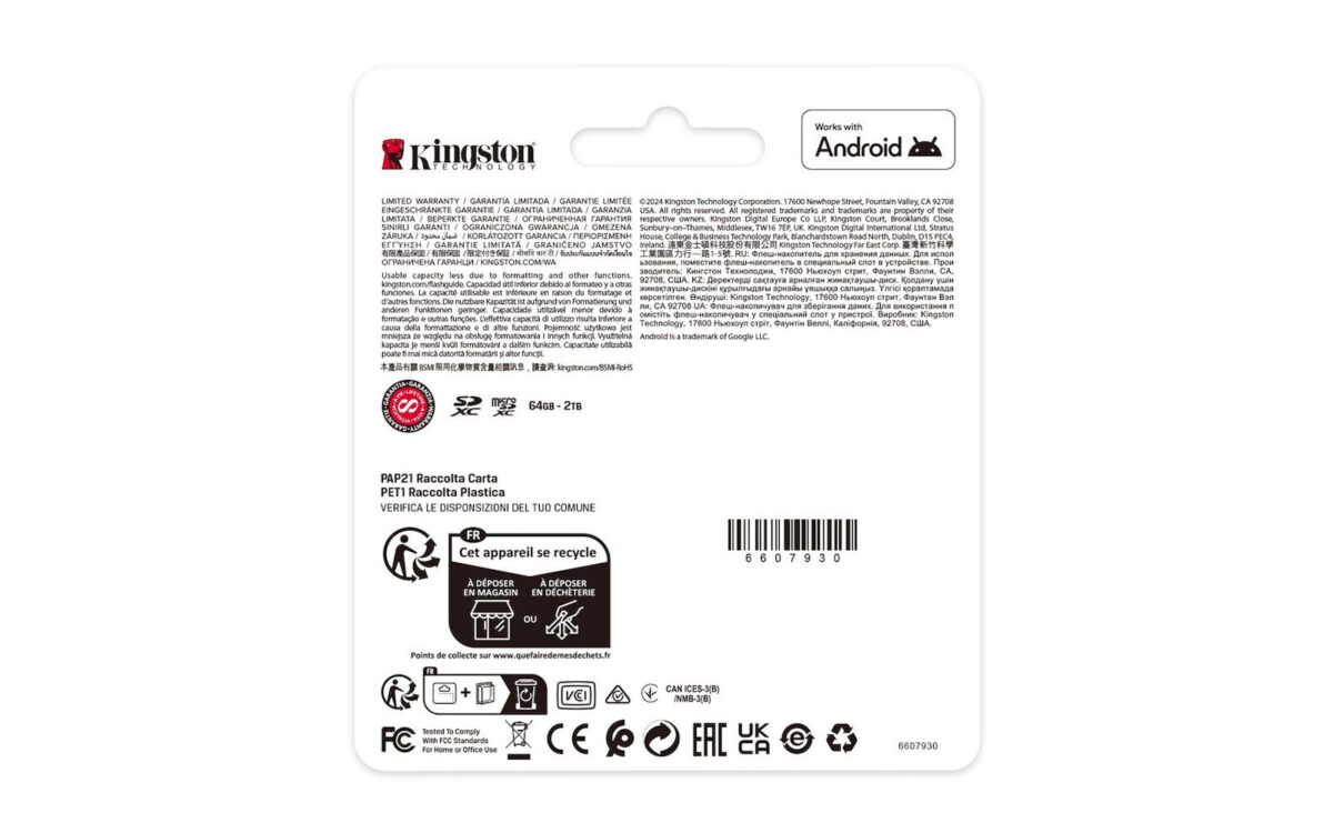 Kingston Canvas Select Plus microSDHC Class 10 U1 V10 A1 UHS-I - Image 5