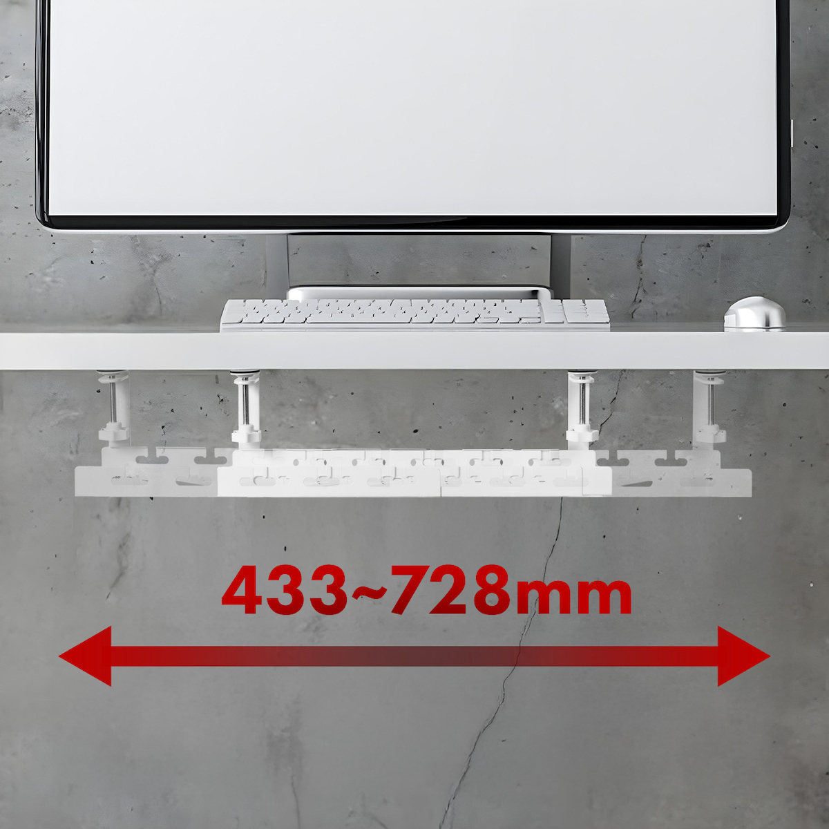 20250723103820_43f10ecf Maclean Energy Στήριγμα Καλωδίων Λευκό (MC-103 W) 1τμχ - Image 3
