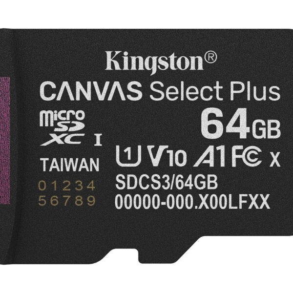 Kingston Canvas Select Plus microSDXC Class 10 U1 A1