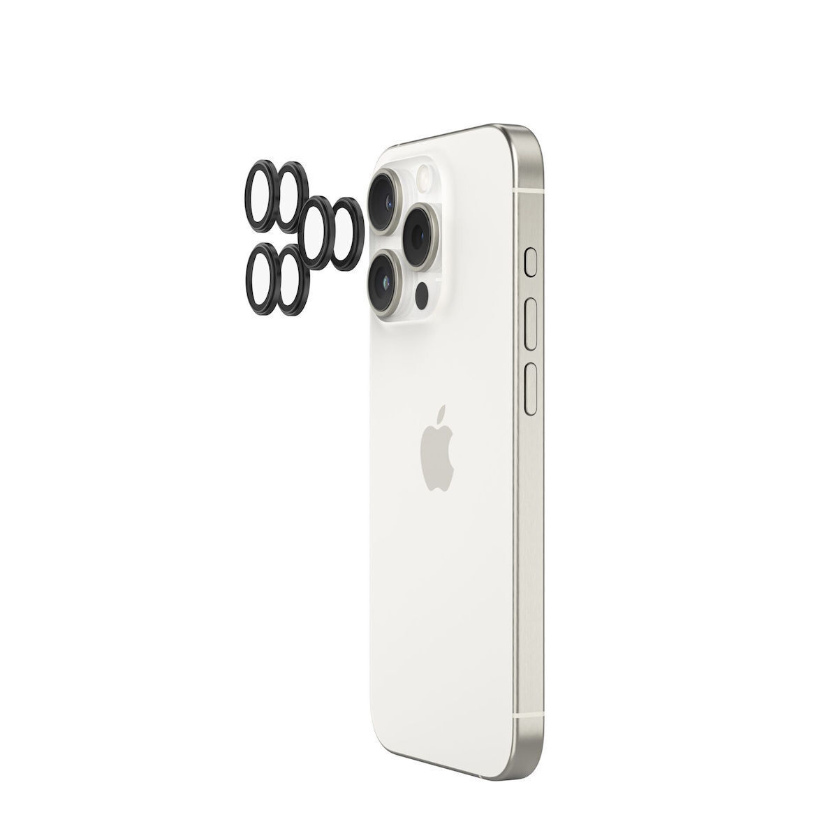 20250728125100_5e1dee46 Belkin Προστασία Κάμερας Tempered Glass για το iPhone 15 Pro, iPhone 15 Pro Max - Image 2