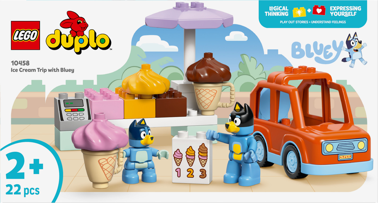 20250731134443_3647e065 Lego Duplo Ice Cream Trip With Bluey για 2+ Ετών 22τμχ - Image 3