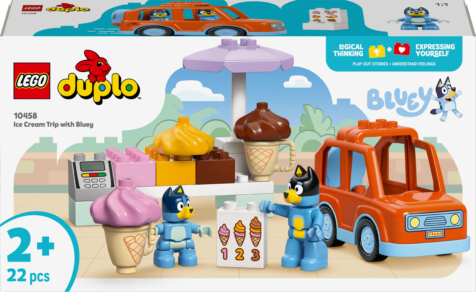 20250731134443_6a8c5dd2 Lego Duplo Ice Cream Trip With Bluey για 2+ Ετών 22τμχ - Image 2