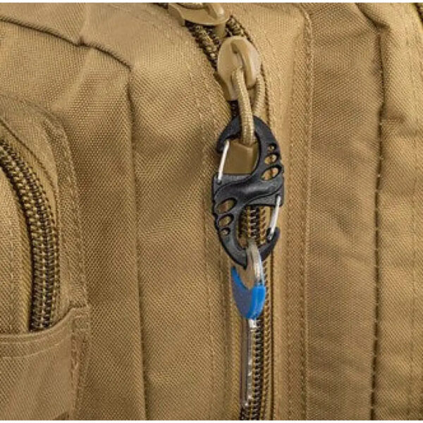 Zestaw Karabińczyków Mil-tec S-hook – Czarny Mlc