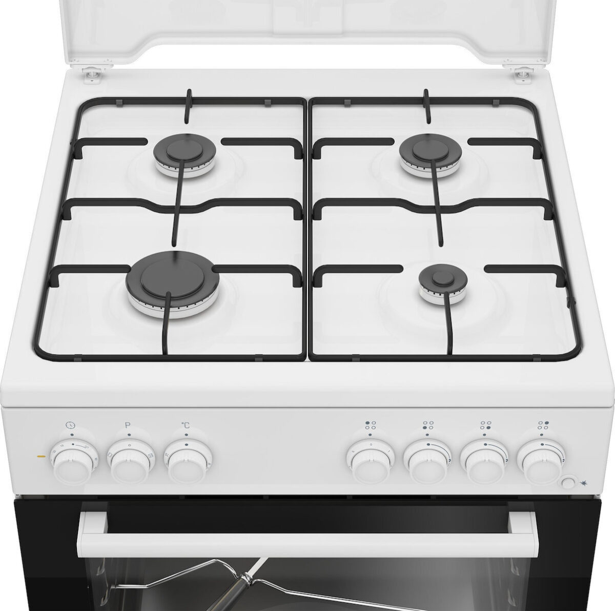 Beko Ελεύθερη με Εστίες Υγραερίου Λευκή FBST62110DW - Image 4