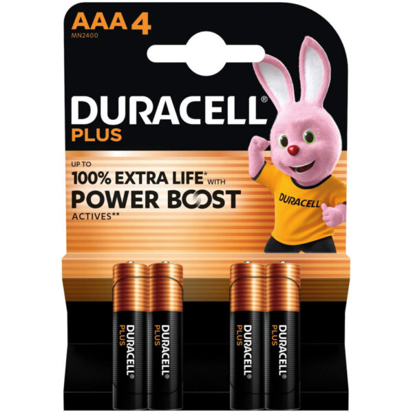 Duracell Plus Power AAA 1.5V 4τμχ 151256