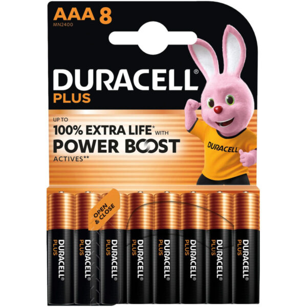 Duracell Plus Power AAA 1.5V 8τμχ 151258