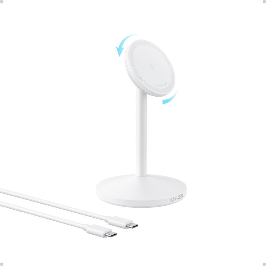 20250804165112_eee40ff2 Anker Maggo Stand Ασύρματος Qi 15W με Καλώδιο USB-C - Image 4