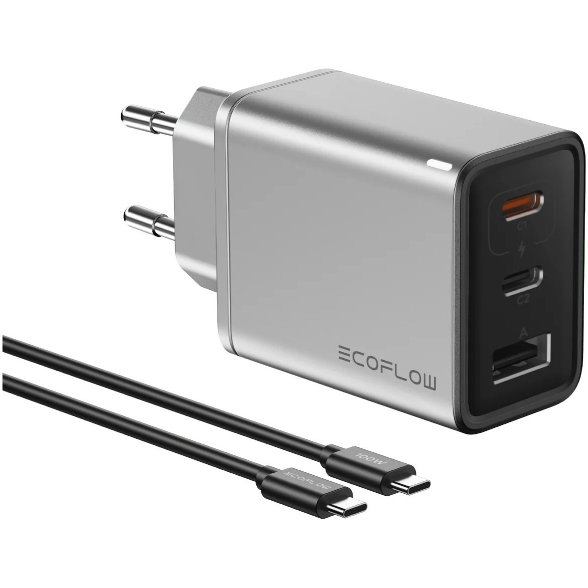 20250805142748_ecoflow_fortistis_gan_me_thyra_usb_a_kai_2_thyres_usb_c_kai_kalodio_usb_c_usb_c_65w_power_delivery_asimi_efa_65w_gan_charger_eu EcoFlow 5016801003 USB-C 65W με Καλώδιο USB-C - USB-C - Image 1
