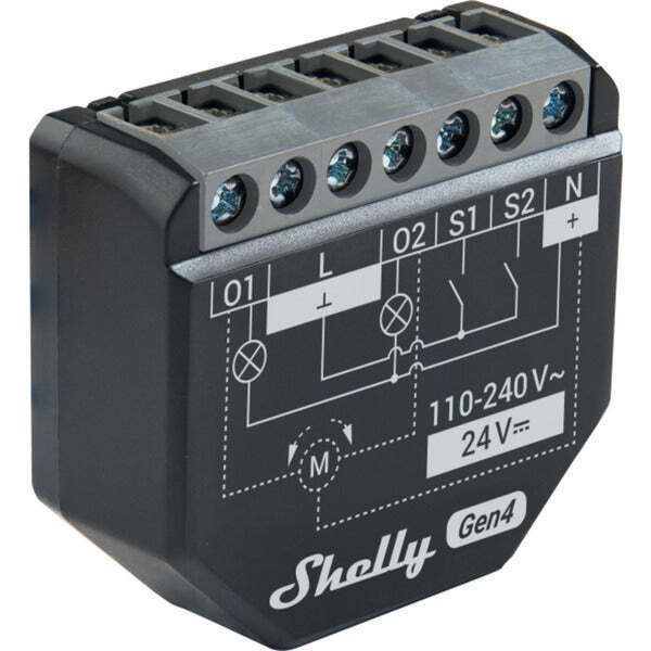 Shelly Smart Ενδιάμεσος Διακόπτης με Σύνδεση ZigBee