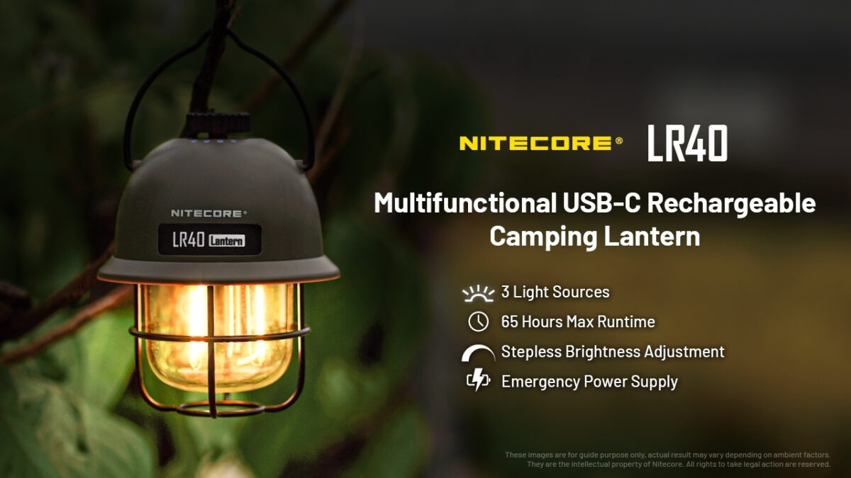 Nitecore Lr40 Πολυλειτουργικό Φωτισκό Camping Led 100lm Green - Image 4