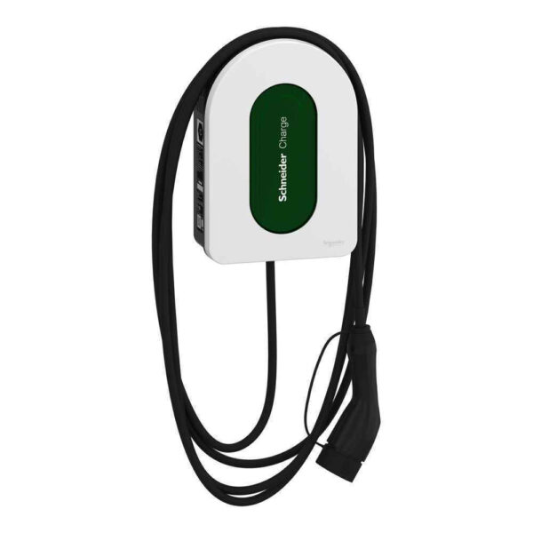 Schneider Electric Επιτοίχιος Τριφασικός Σταθμός Φόρτισης 11kW με Ενσωματωμένο Καλώδιο Type 2 (EVH5A11N2C7)