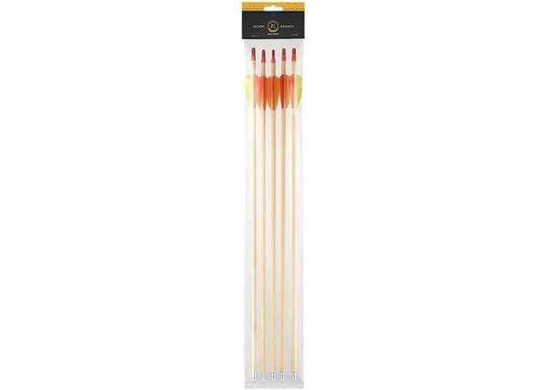 Poe Lang Target Wooden 30" D-027a-b1 Wooden Arrows 5 Pcs